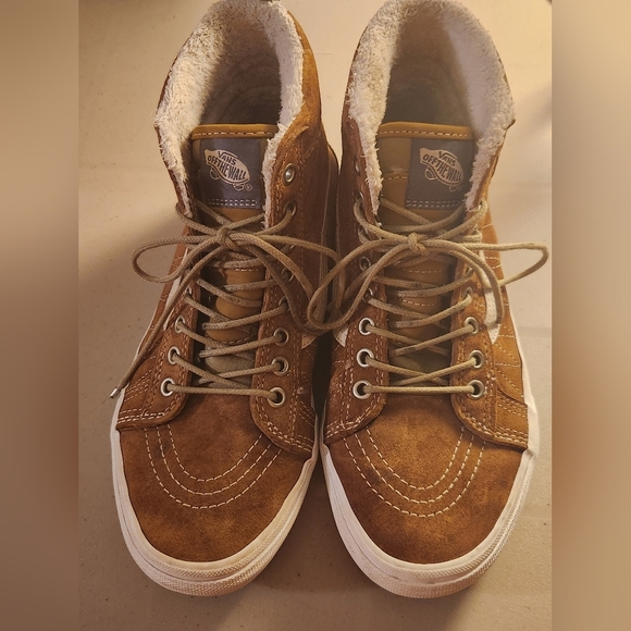 Vans Sk8-Hi MTE Cumin/ Slate Green Men's Size 8 EUC - Picture 4 of 11